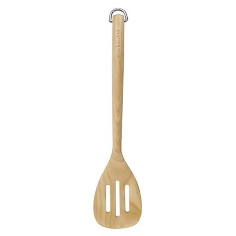 Kitchenaid Birchwood Slotted Turner For Pancakes And Fish 1