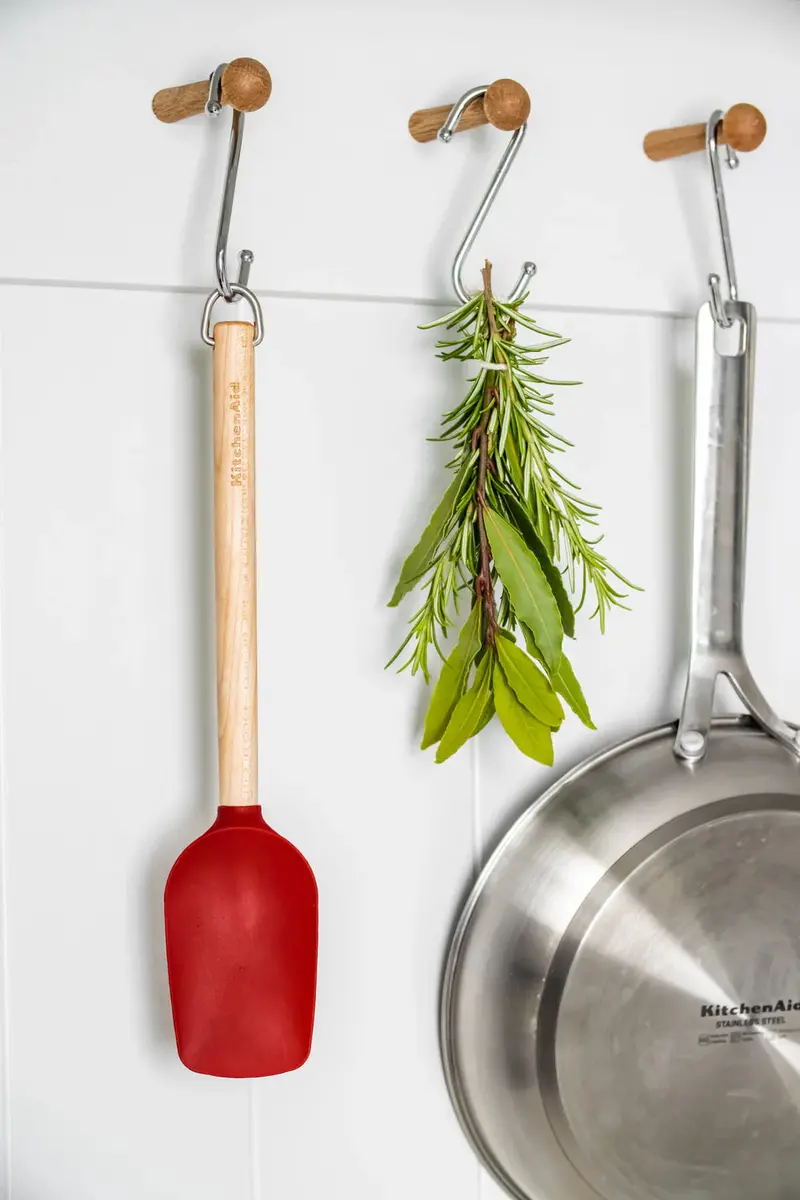 Kitchenaid Birchwood Spoon Spatula With Soft Silicone Head 2