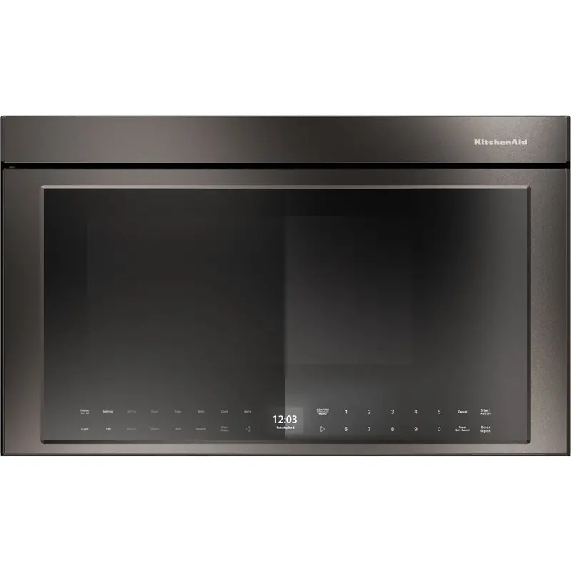 Kitchenaid Black Ore Over-The-Range Microwave – Infrared Sensor Cooking & Multifunction Modes (Ykmmf730Pbe) 1