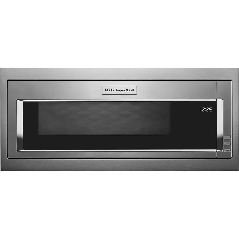 Kitchenaid Built-In 900W Low-Profile Microwave With Stainless Steel Trim Kit (Ykmbt5011Ks) 1