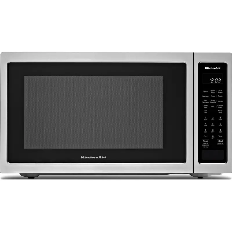 Kitchenaid Countertop Convection Microwave – 21.75", 1000W, Stainless Steel (Kmcc5015Gss) 1