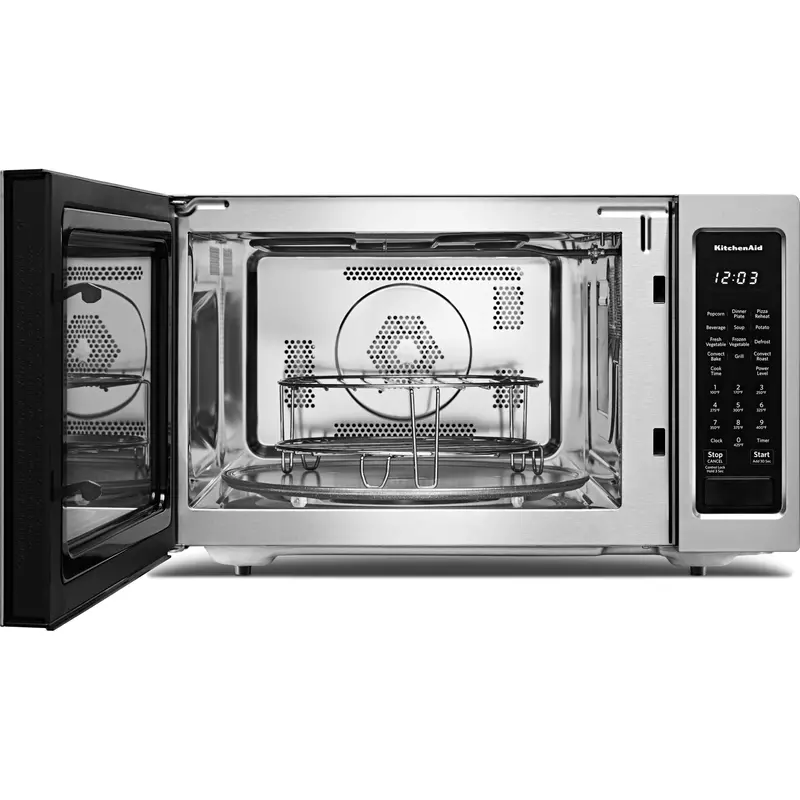 Kitchenaid Countertop Convection Microwave – 21.75", 1000W, Stainless Steel (Kmcc5015Gss) 2