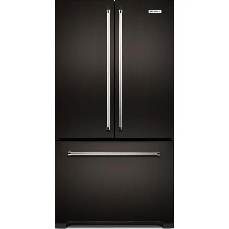 Kitchenaid Krfc302Ebs 22 Cu. Ft. Counter-Depth French Door Refrigerator – Black Stainless Steel 1
