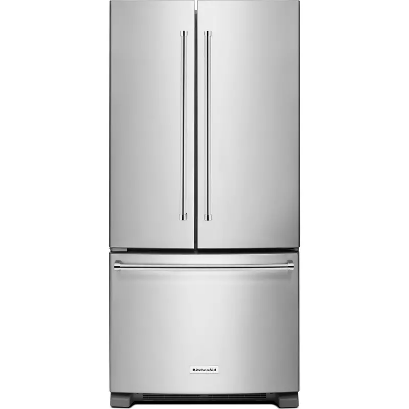 Kitchenaid Krff302Ess 22 Cu. Ft. Standard-Depth French Door Refrigerator – Stainless Steel 1