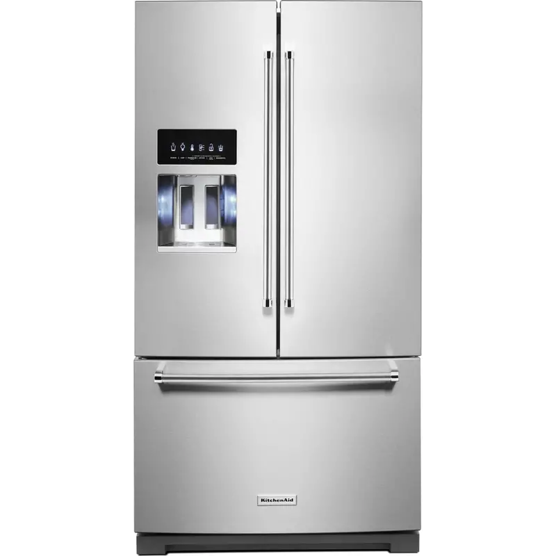 Kitchenaid Krff577Kps French Door Refrigerator – 26.8 Cu. Ft., Stainless Steel With Printshield™ Finish 1