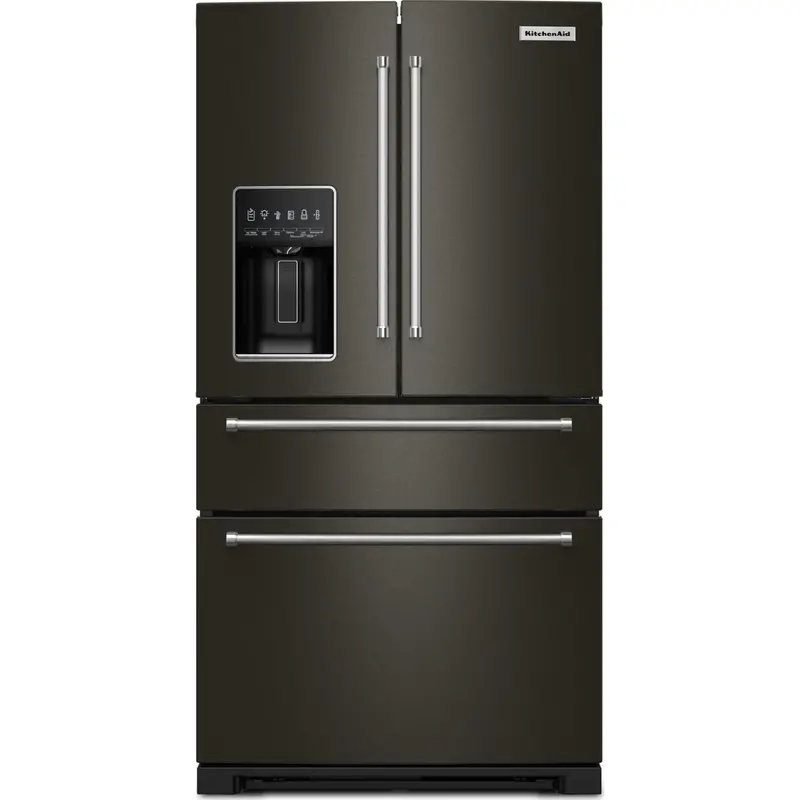 Kitchenaid Krmf536Rbs French Door Refrigerator – 26.2 Cu. Ft. With Platinum Interior 1