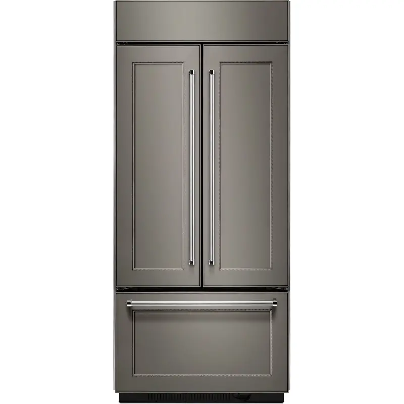 Kitchenaid Panel-Ready 36-Inch French Door Refrigerator – 20.8 Cu. Ft. With Platinum Interior (Kbfn506Epa) 1