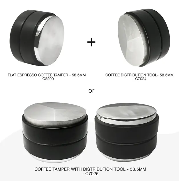Krome 58.5Mm Tamper With Integrated Distribution Tool 2