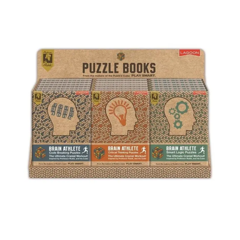 Lagoon Rubik’S-Inspired Brain Training Puzzle Books 1