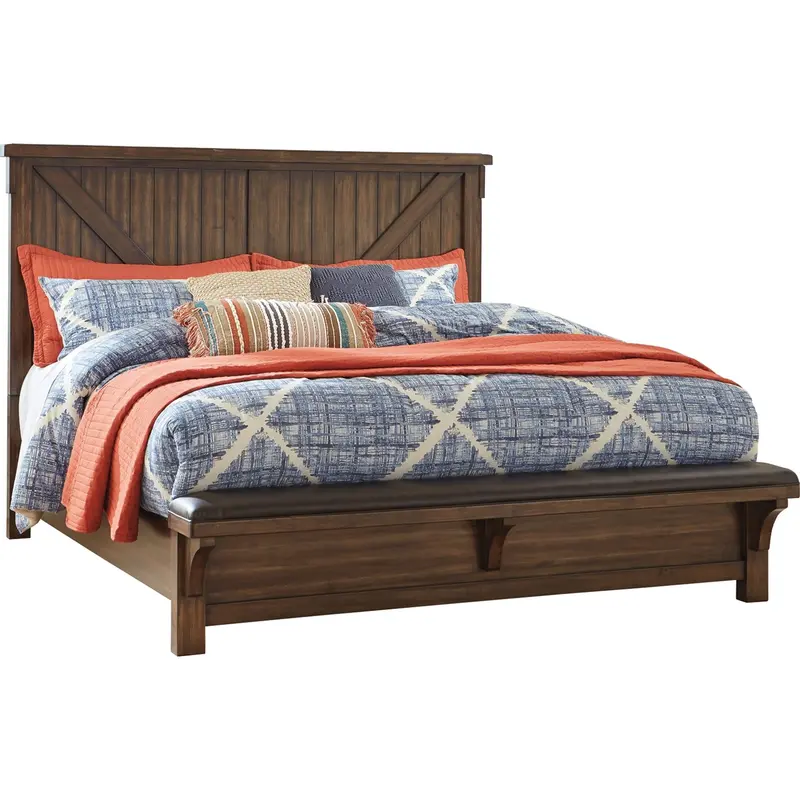 Lakeleigh Queen Bed Set With Matching Bench 1