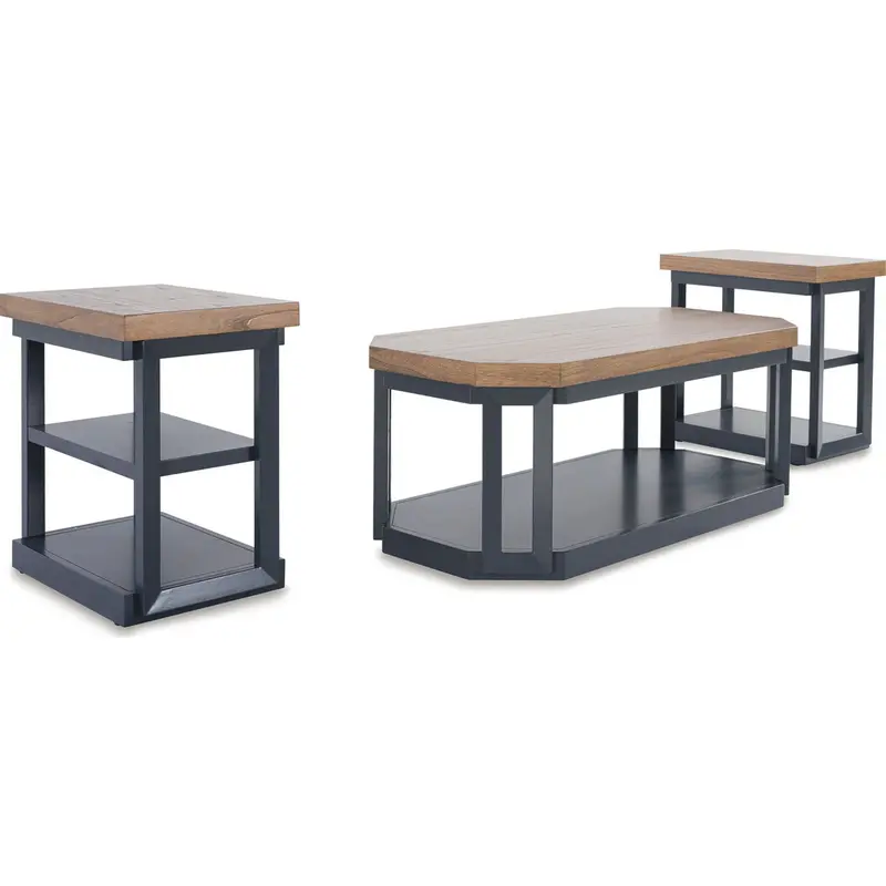 Landocken Nesting Occasional Table Set – Three-Piece Living Room Collection 1