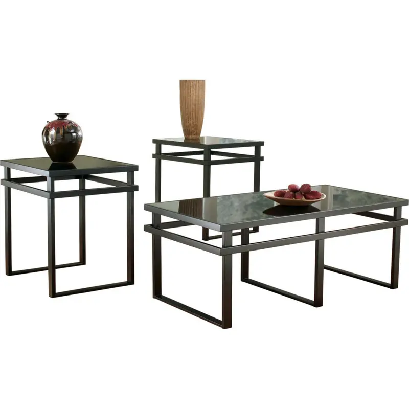 Laney Set Of Three Nesting Side Tables – Space-Saving Design 1