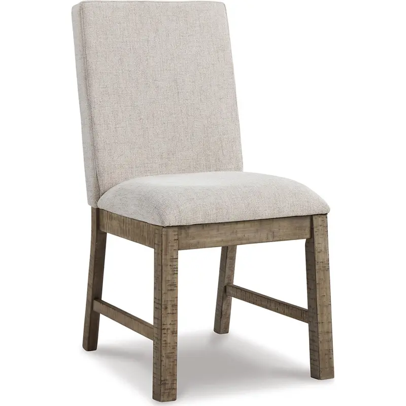 Langford Wooden Side Chair With Padded Seat And Backrest 1