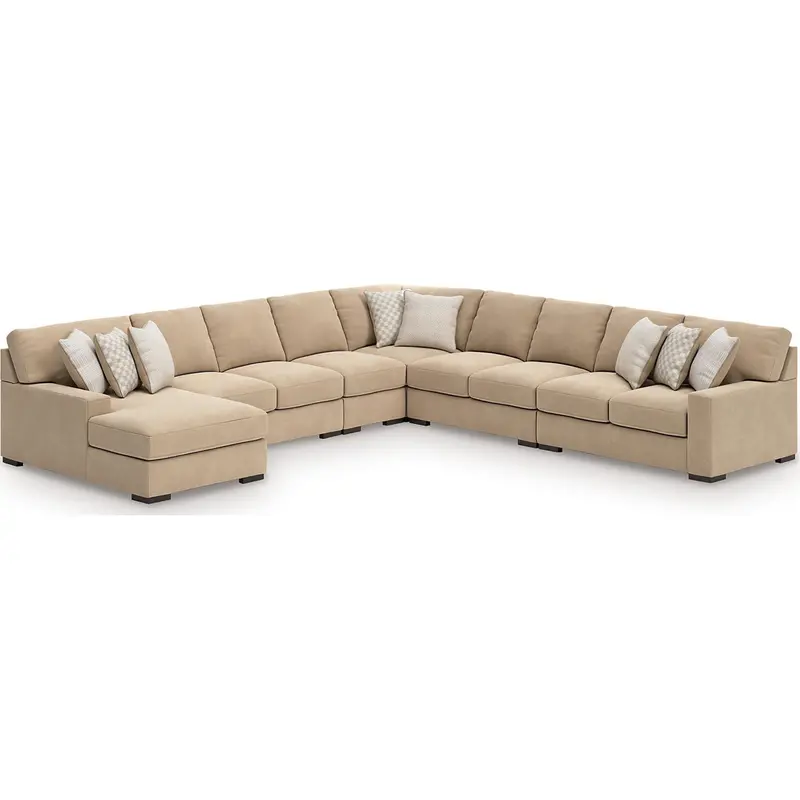Larce-Exclusive 6-Piece Sectional Sofa With Integrated Chaise 1
