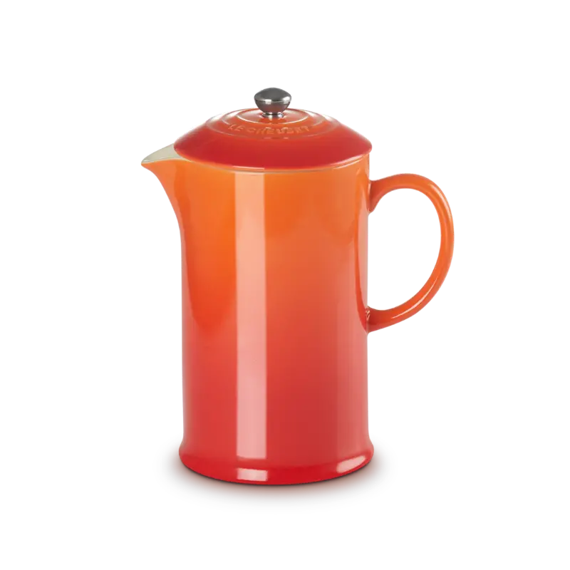 Le Creuset 1-Litre Stoneware Cafetière With Stainless Steel Plunger 1