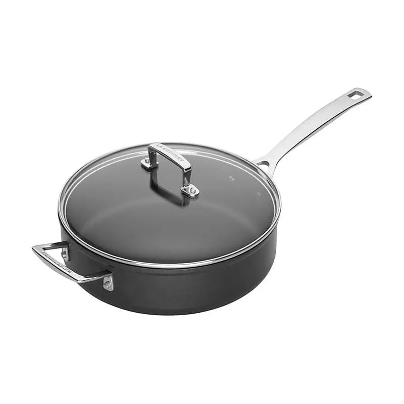 Le Creuset 26Cm Toughened Non-Stick Sauté Pan With Tempered Glass Lid 1