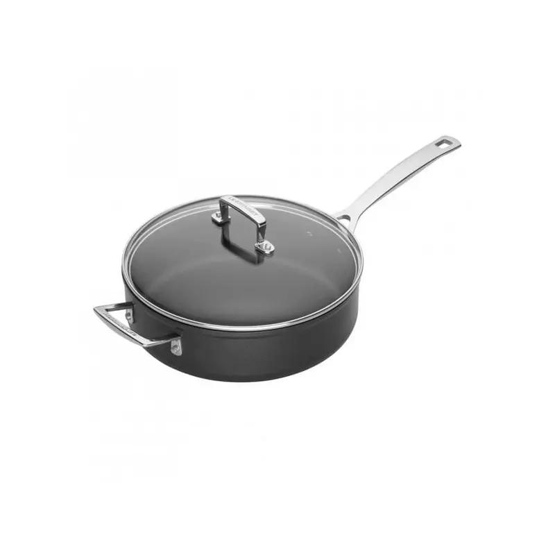 Le Creuset 26Cm Toughened Non-Stick Sauté Pan With Tempered Glass Lid 2