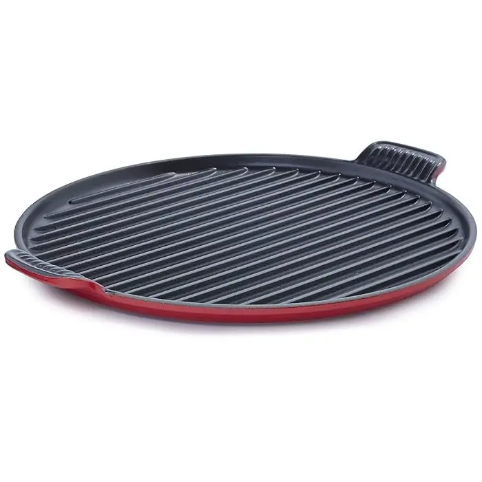 Le Creuset 32Cm Cast Iron Bistro Round Grill Pan 1