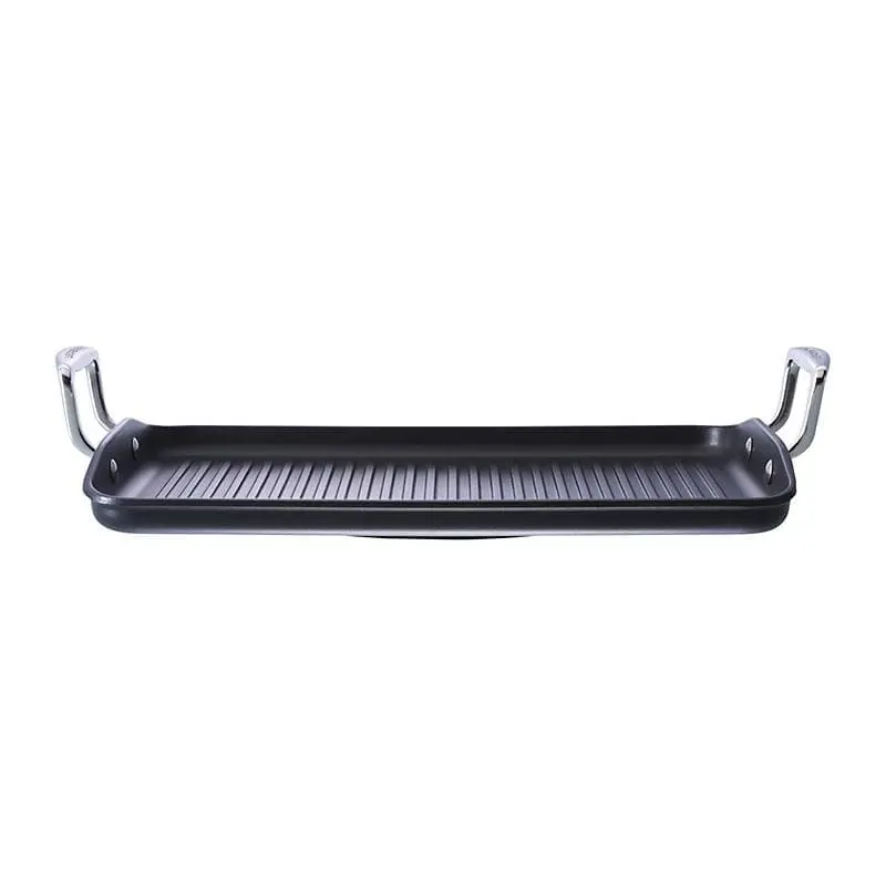 Le Creuset 35Cm Ribbed Rectangular Non-Stick Grill Pan 2