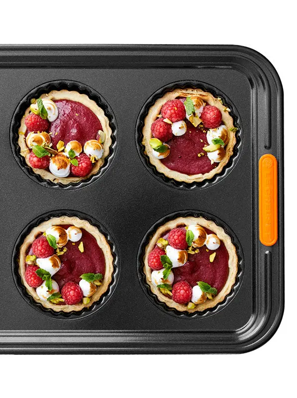 Le Creuset 6-Cup Non-Stick Tart Pan For Perfect Pastry Shells 2
