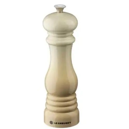 Le Creuset Almond-Colored Manual Pepper Grinder 1