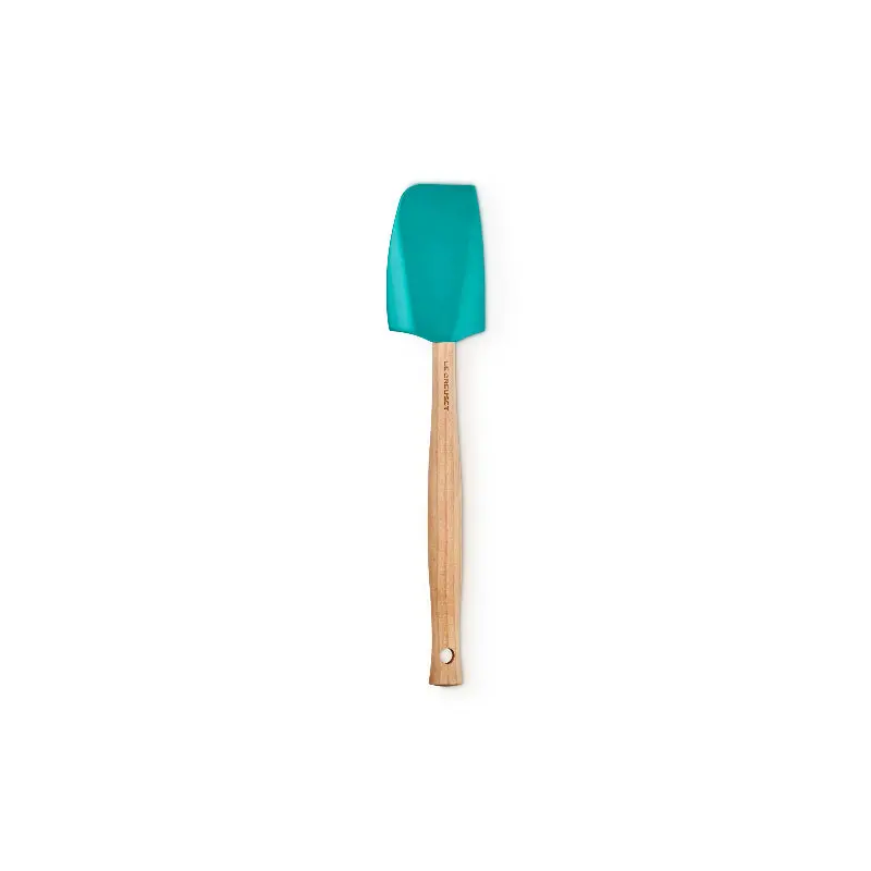Le Creuset Bleu Riviera Medium Craft Spatula – Heat-Resistant Silicone Edge 1