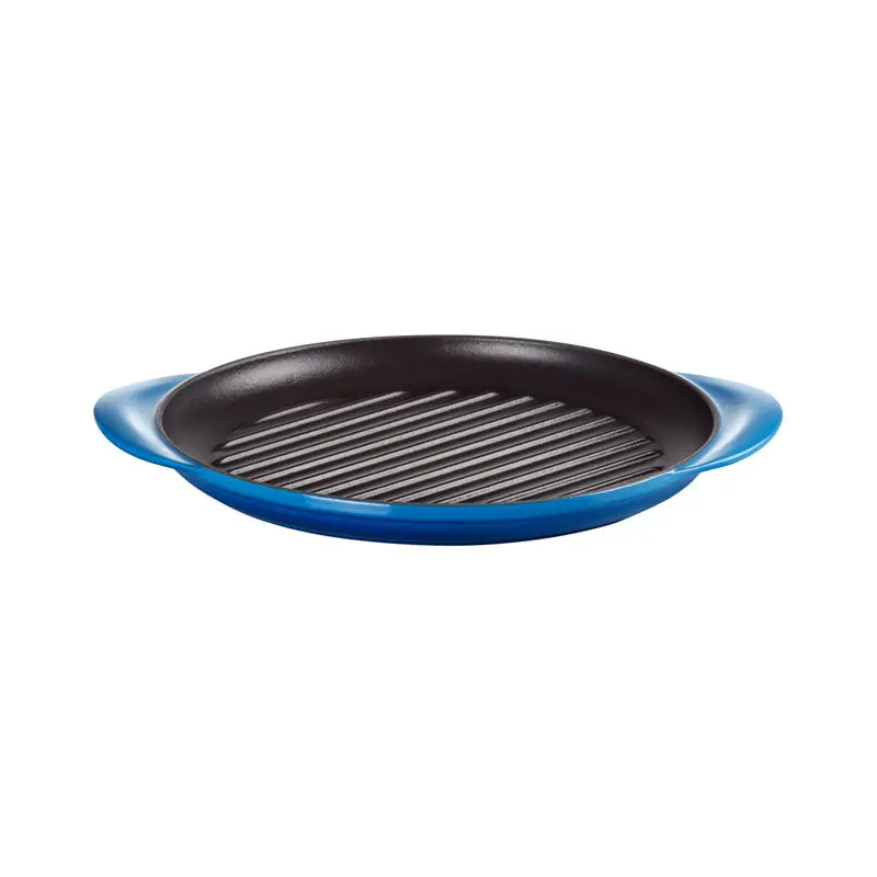 Le Creuset Classic Cast Iron Grill Pan – 25Cm, Azure Blue 1