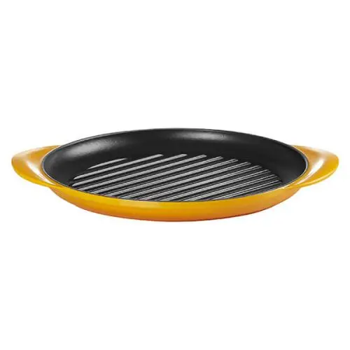 Le Creuset Classic Cast Iron Grill Pan – 25Cm, Nectar Finish 1