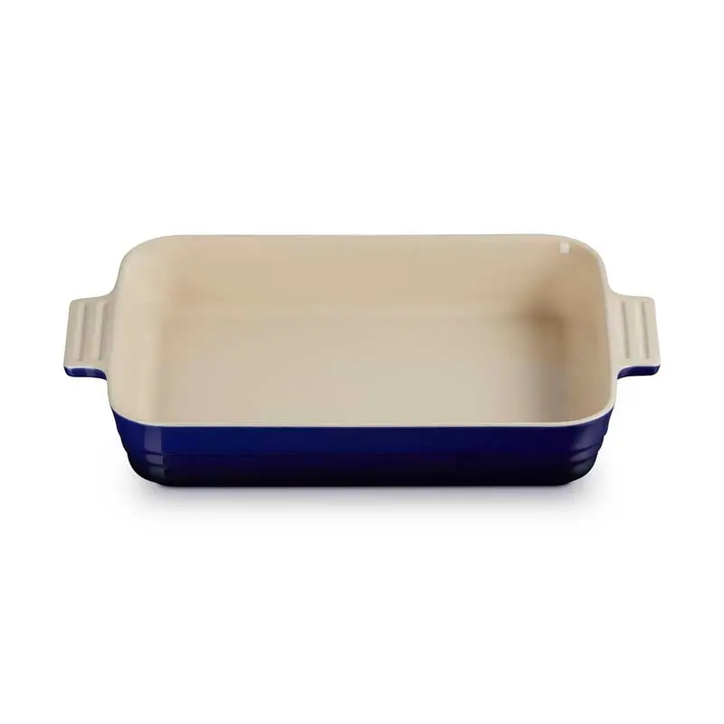 Le Creuset Classic Rectangular Serving Dish – 32Cm Indigo Stoneware 1
