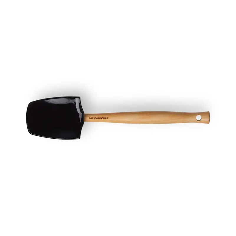 Le Creuset Craft Large Silicone Spatula In Black Onyx 1