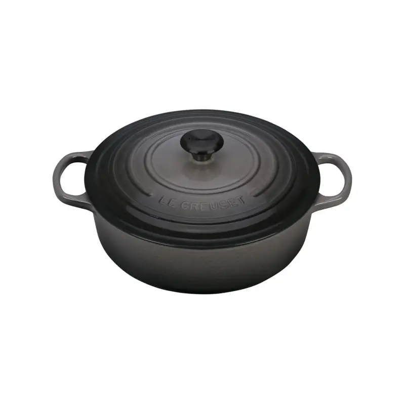 Le Creuset Signature Cast Iron Risotto Pan – 30 Cm, Flint Finish 1