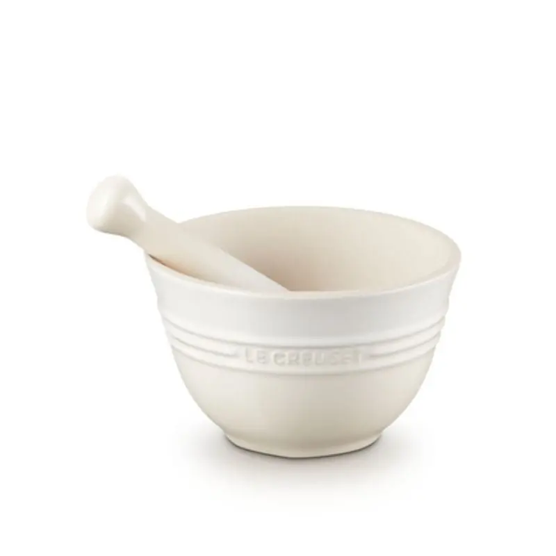 Le Creuset Stoneware Pestle And Mortar Set – Meringue 2