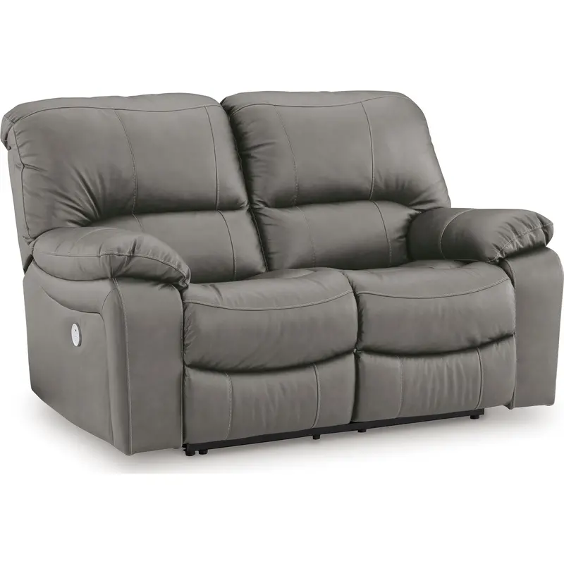 Leesworth Power Reclining Loveseat With Heat & Massage 1