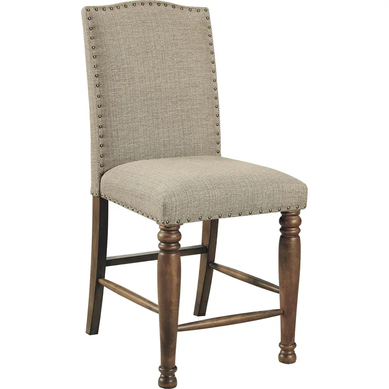 Lettner Padded Barstool – Modern Counter Height Seat 1