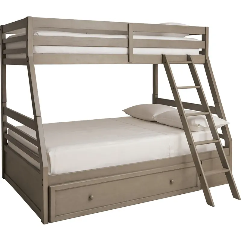 Lettner Twin/Full Bunk Bed With Built-In Storage 1