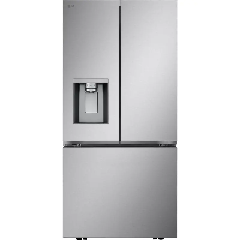 Lg 25 Cu. Ft. Standard-Depth French 3-Door Refrigerator With Dual Ice Makers – Stainless Steel 1