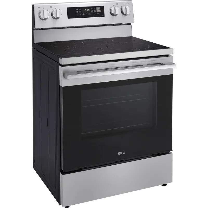 Lg 6.3 Cu. Ft. Wi-Fi Smart Electric Range Featuring Probake Convection, Air Fry, And Easyclean – Stainless Steel (Lren6323Ye) 2