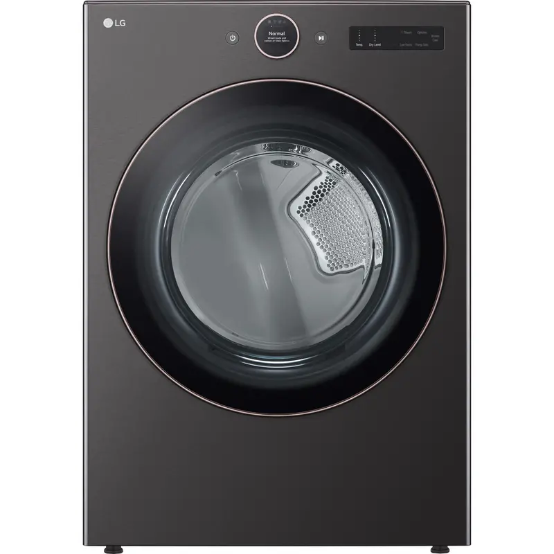 Lg 7.4 Cu. Ft. Smart Front-Load Electric Dryer With Steam & Sensor Dry – Energy Star® Certified, Black Steel (Dlex6500B) 1