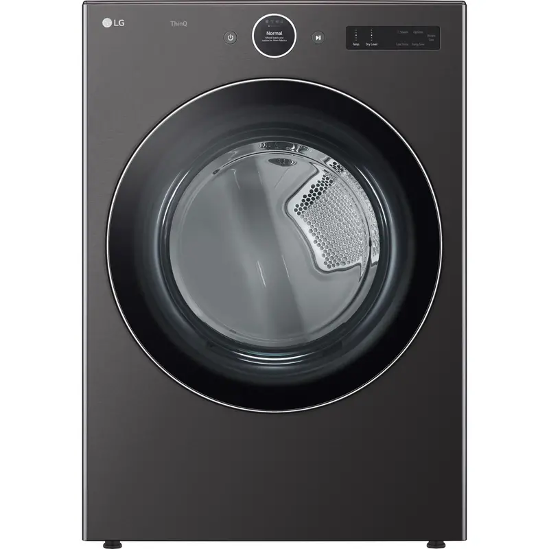 Lg Dlex6700B 7.4 Cu. Ft. Smart Electric Dryer With Turbosteam® & Built-In Intelligence In Black Steel 1