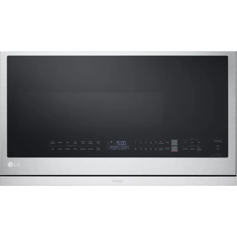 Lg Mvel2137F 2.1 Cu. Ft. Smart Over-The-Range Microwave – Extendavent™ 2.0, Easyclean®, Stainless Steel 1