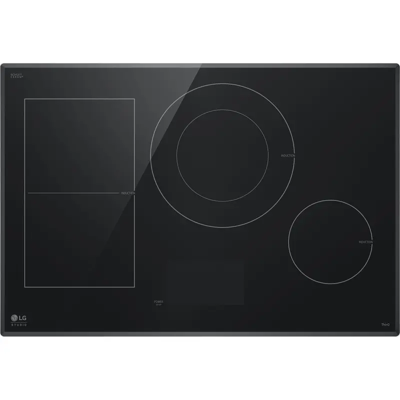 Lg Studio 30" Smart Induction Cooktop With Ultraheat 5.0Kw Element – Black Cbis3018Be 1