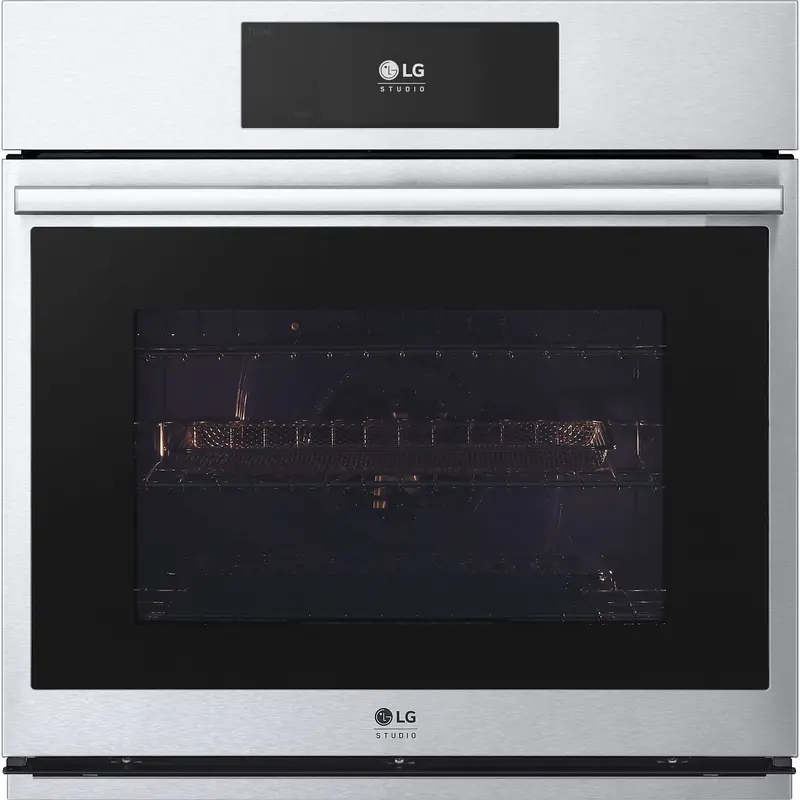 Lg Studio 4.7 Cu. Ft. Smart Instaview® Electric Wall Oven With Air Fry & Steam Sous Vide – Stainless Steel (Wses4728F) 1