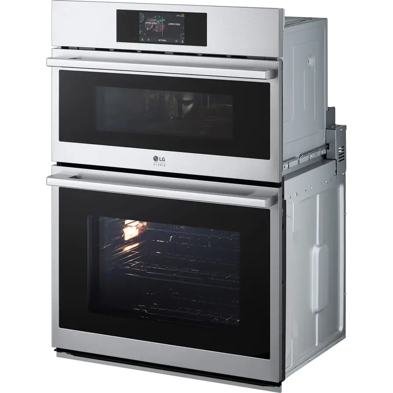 Lg Studio Double Wall Oven With Air Fry – 1.7/4.7 Cu. Ft. Combination, Stainless Steel (Wces6428F) 2