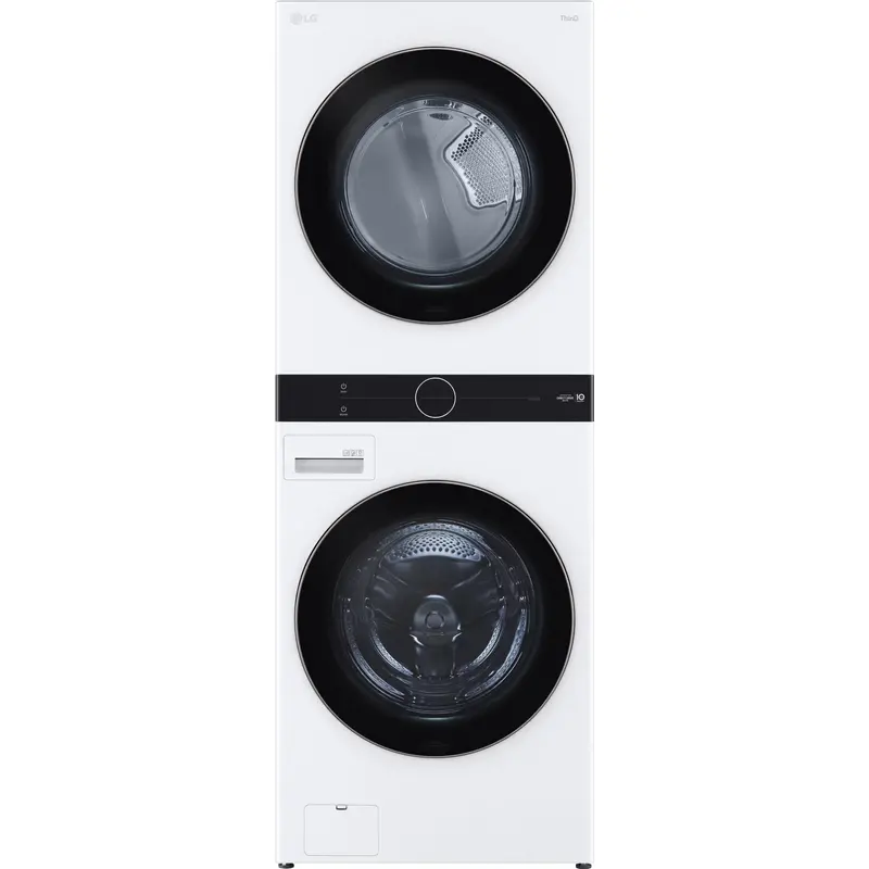 Lg Washtower® Front-Load Washer & Dryer Combo: 5.2 Cu. Ft. Washer + 7.4 Cu. Ft. Electric Dryer With Center Control™ – White (Wke100Hwa) 1