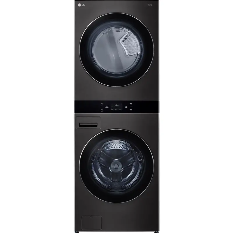 Lg Wkex300Hba Washtower®: All-In-One Front Load Washer (5.8 Cu. Ft.) & Electric Dryer (7.4 Cu. Ft.) In Black 1