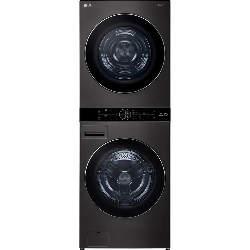 Lg Wkhc252Hba Black Steel Washtower® With Heat Pump Dryer (5.8/7.8 Cu. Ft.) 1