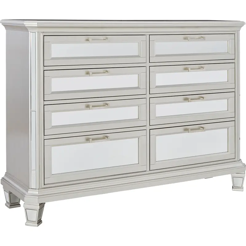 Lindenfield 6-Drawer Wood Dresser With Soft-Close Hardware 1
