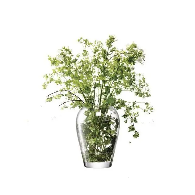 Lsa Flower Garden Vase – 25Cm Clear Glass 2