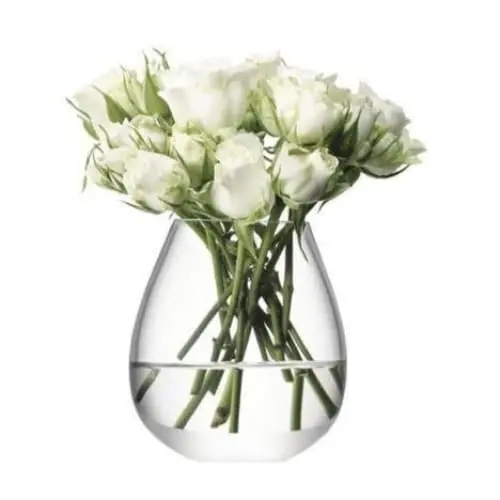 Lsa Flower Mini Table Vase – 9.5Cm Clear Glass 1