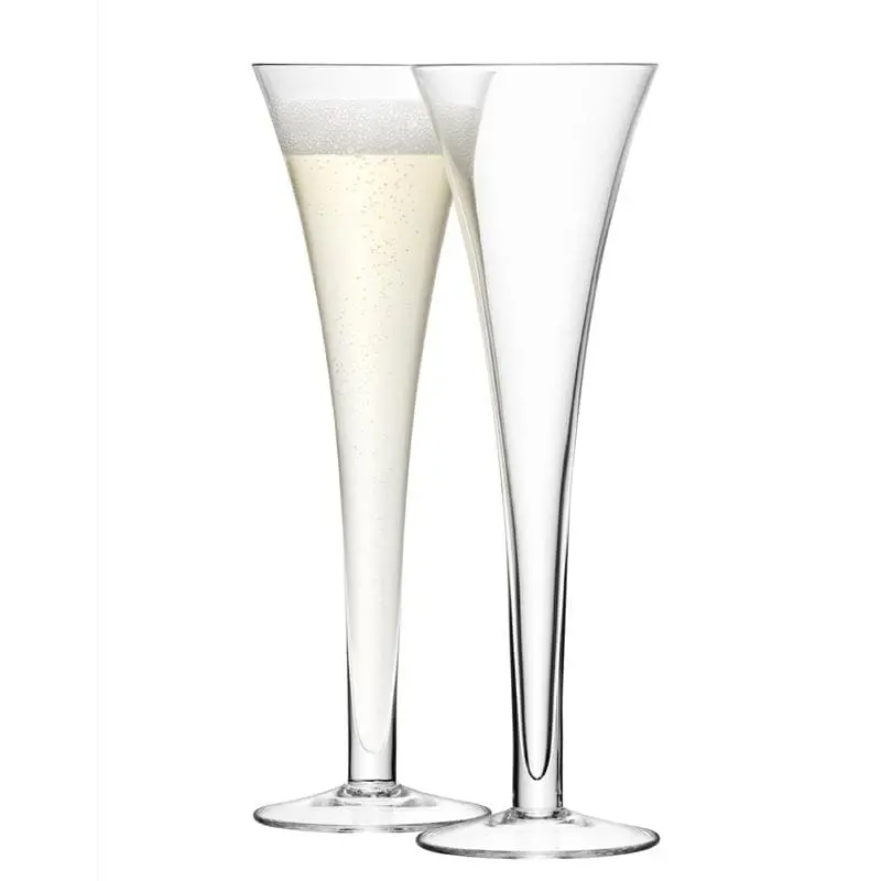 Lsa Hollow Stem Clear Champagne Flutes – 2-Pack, 200Ml 1